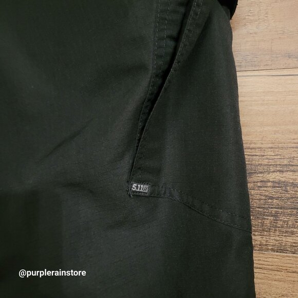 5.11 Tactical Fast Tac Cargo Pants 36x32 measures 34x31 Ripstop Leo EMT Career - Picture 3 of 12